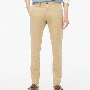 NWT J Crew factory Slim-fit Flex Chino Pant Khaki 34 x 30